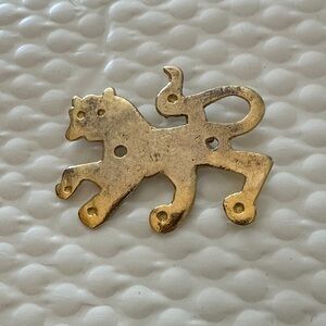 Vintage Celtic Lion Brooch/Pendant